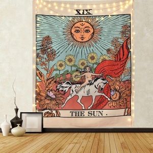 The Sun Tarot Card Tapestry